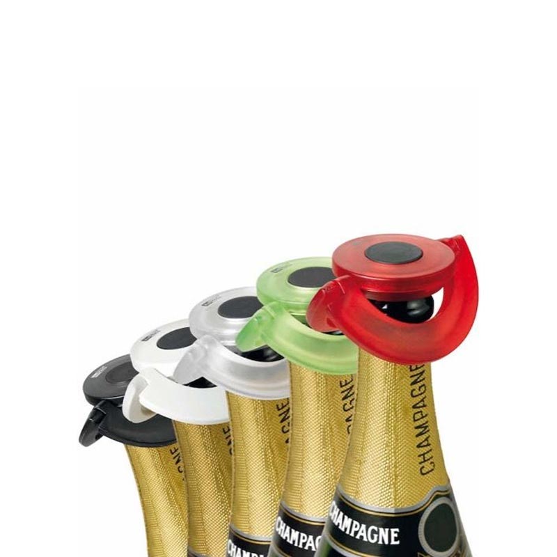 Gusto Champagne Stopper - Black - by AdHoc