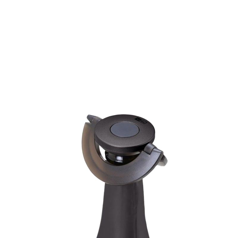 Gusto Champagne Stopper - Black - by AdHoc
