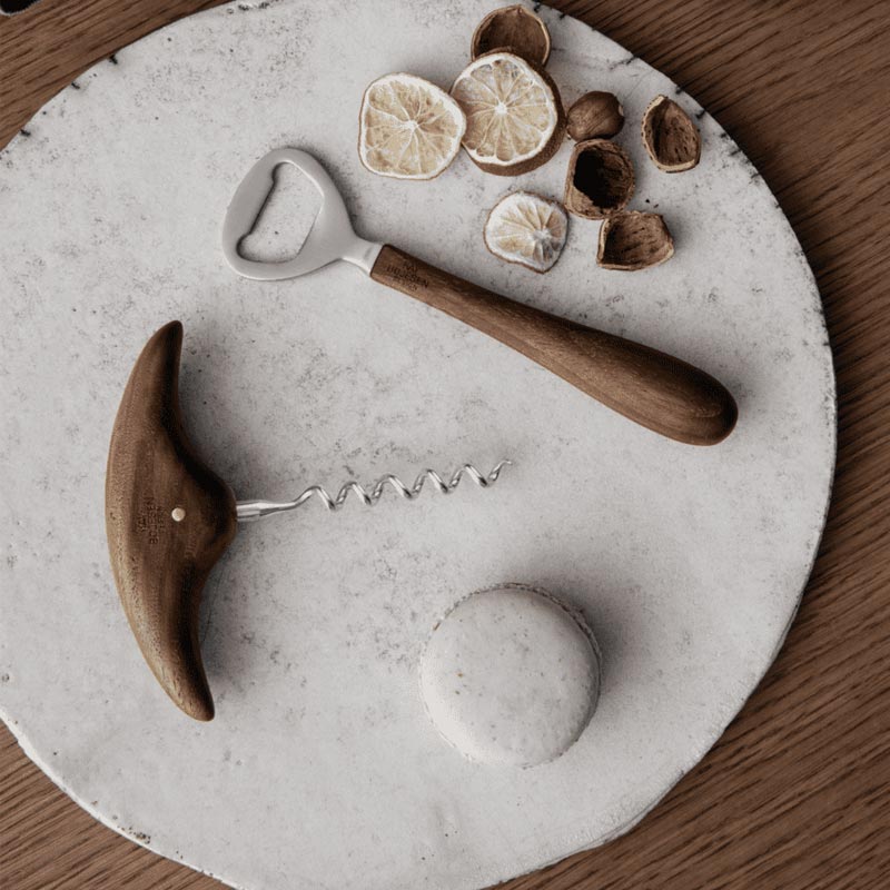 Menageri Bottle Opener - Oiled Walnut - des. Kay Bojesen