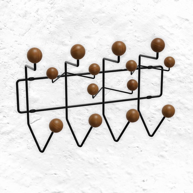Hang It All (Walnut & chocolate), des. Charles and Ray Eames, 1953