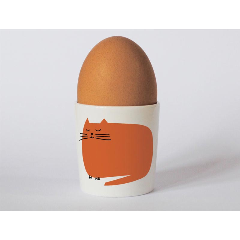 Happiness Catnap Egg Cup Orange - by Repeat Repeat