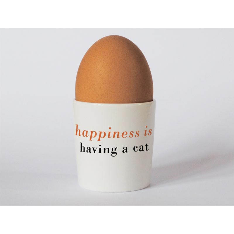 Happiness Catnap Egg Cup Orange - by Repeat Repeat