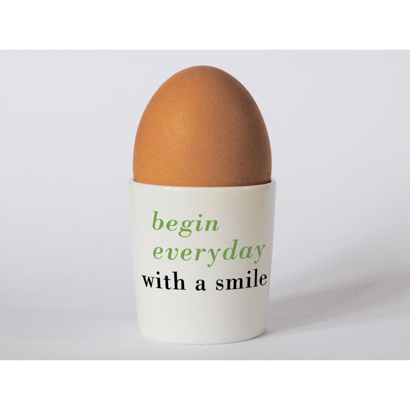Happiness Chicken Egg Cup Green - by Repeat Repeat