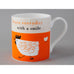 Happiness Mug - Chicken Orange - Bone China decorated in Stoke-on-Trent by Repeat Repeat