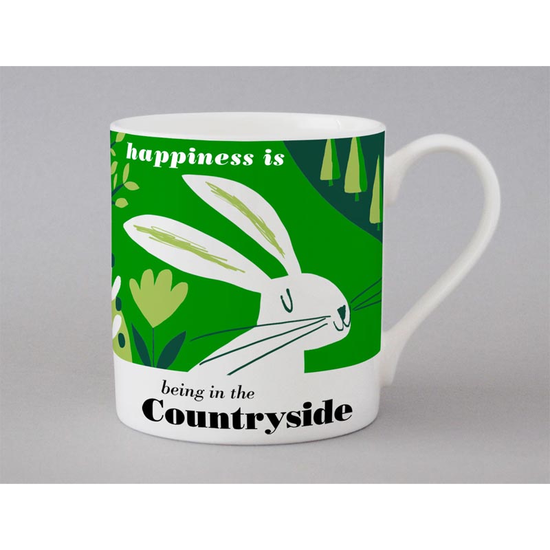 Meadow March Hare Mug - by Repeat Repeat