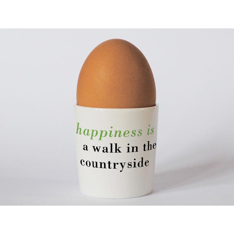 Happiness Sheep Egg Cup Green - by Repeat Repeat