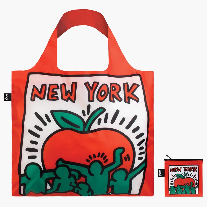LOQI Foldaway Shopping Bag - Keith Haring - New York