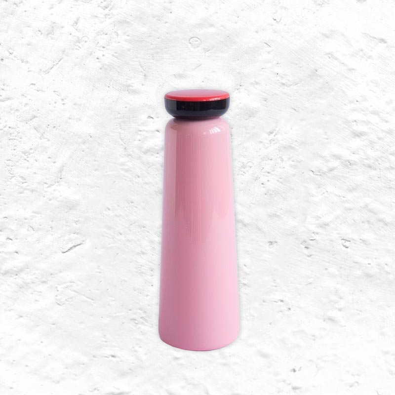 Insulated drinks bottle des. George Sowden for Hay - light pink, .35l