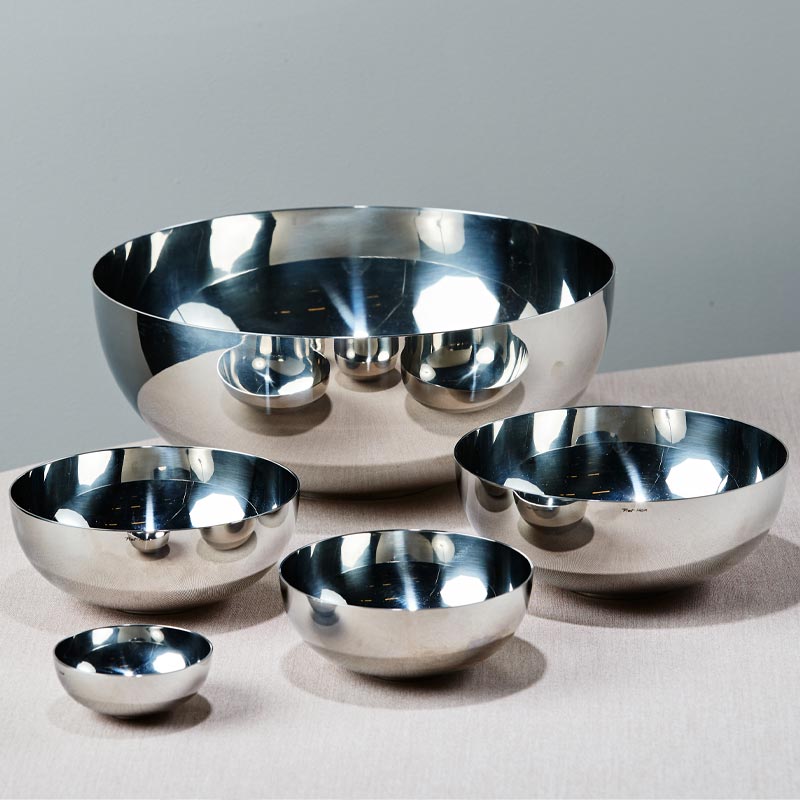 Stainless Steel Bowl - 13cm - by Piet Hein