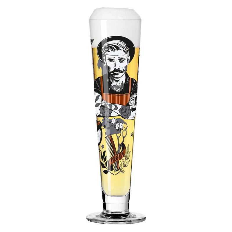 Heldenfest Beer Glass, des. Werner Bohr for Ritzenhoff