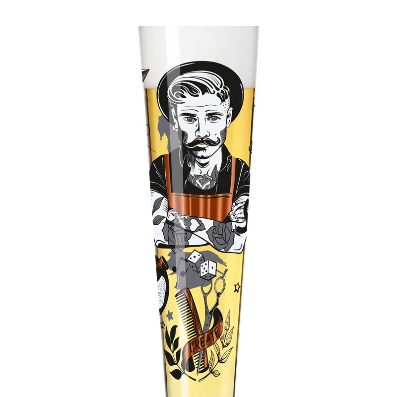 Heldenfest Beer Glass, des. Werner Bohr for Ritzenhoff