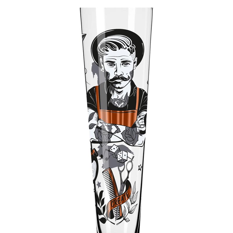 Heldenfest Beer Glass, des. Werner Bohr for Ritzenhoff