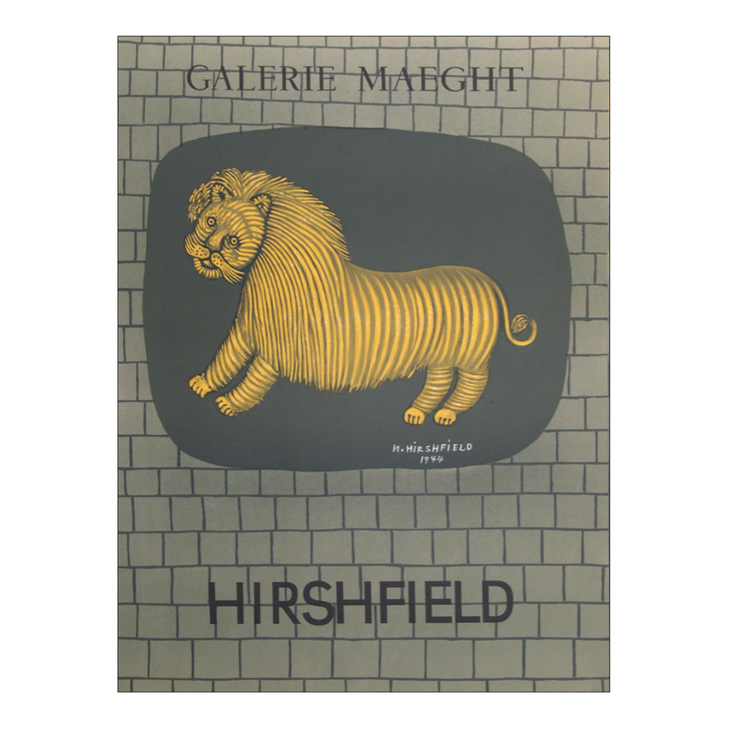 The Lion poster by Morris Hirshfield