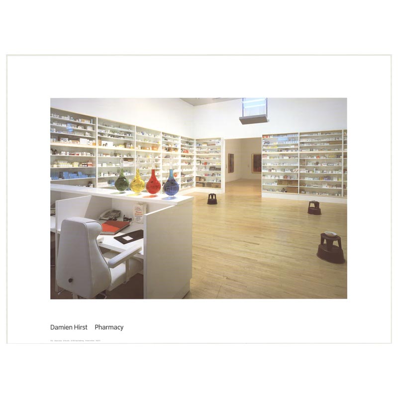 Pharmacy poster by Damien Hirst