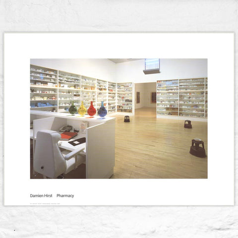 Pharmacy poster by Damien Hirst