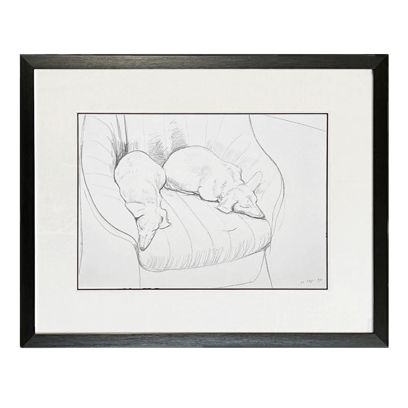 Stanley and Boodge, 23rd September 1993 - framed (from 1995 calendar)