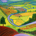 Garrowby Hill poster by David Hockney