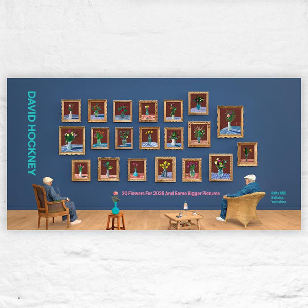 Looking At The Flowers poster by David Hockney – Salts Mill Shop