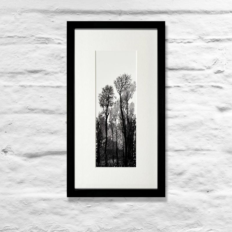 Tall Black Trees (Mini-Frame) by David Hockney