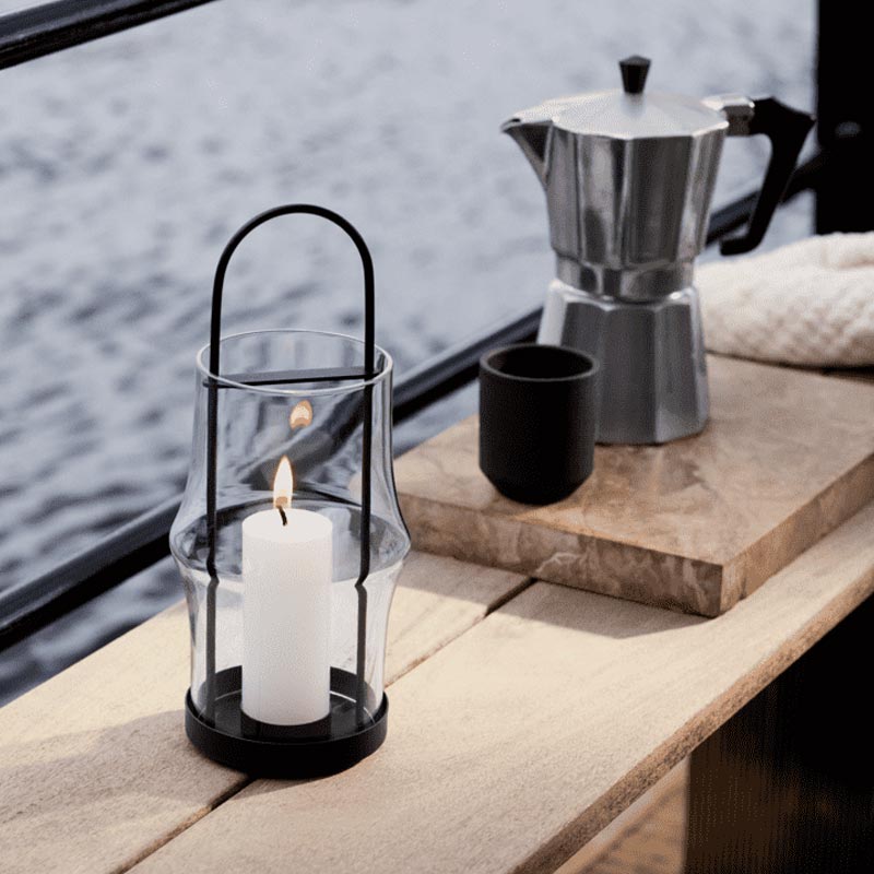 ARC lantern, 25cm, by Holmegaard