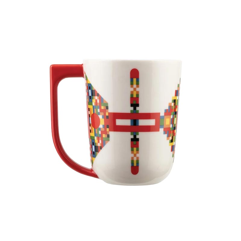 Holyhedrics Mug in Red by Alessi, des. Elena Salmistraro