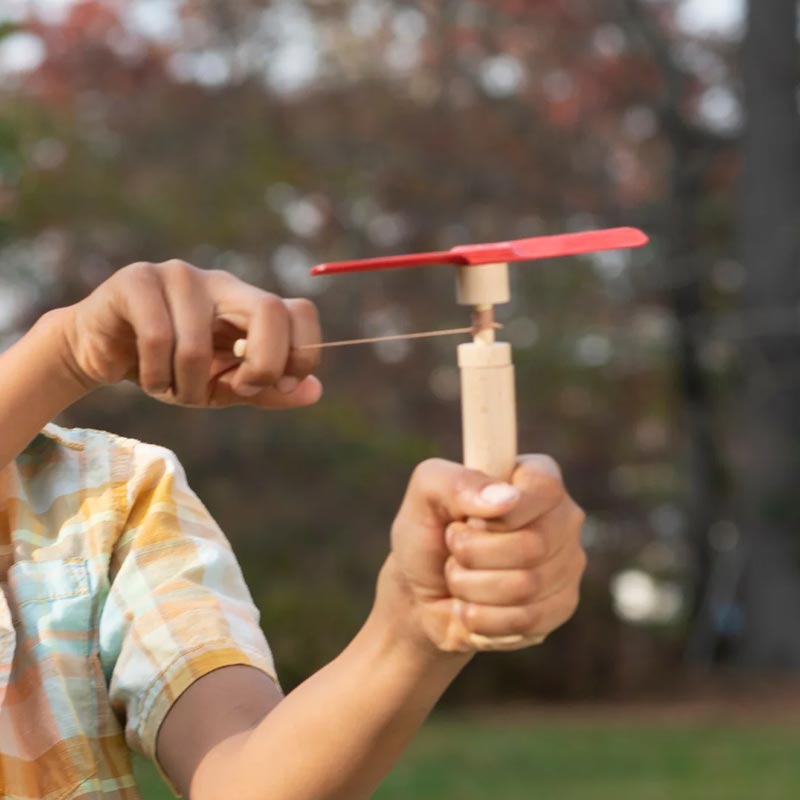 Huckleberry Pull Helicopter by Kikkerland