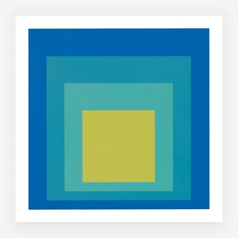 I-S-G poster by Josef Albers
