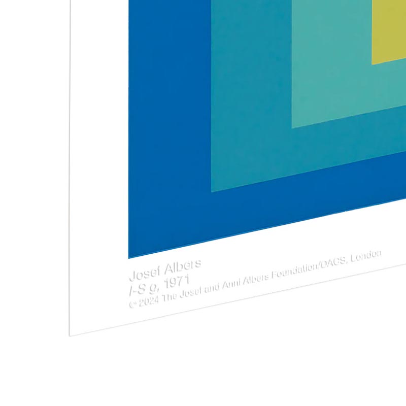 I-S-G poster by Josef Albers