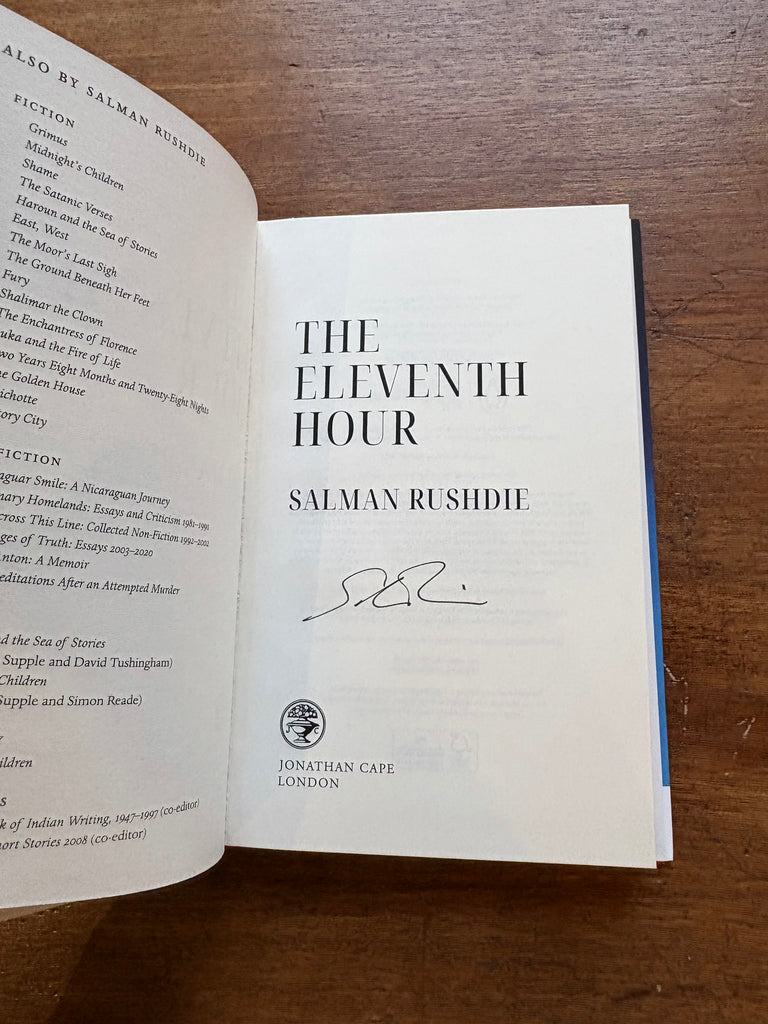 The Eleventh Hour, by Salman Rushdie (Signed Hardback)