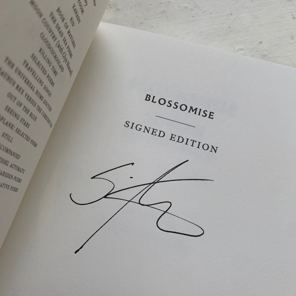 Blossomise by Simon Armitage - signed hardback