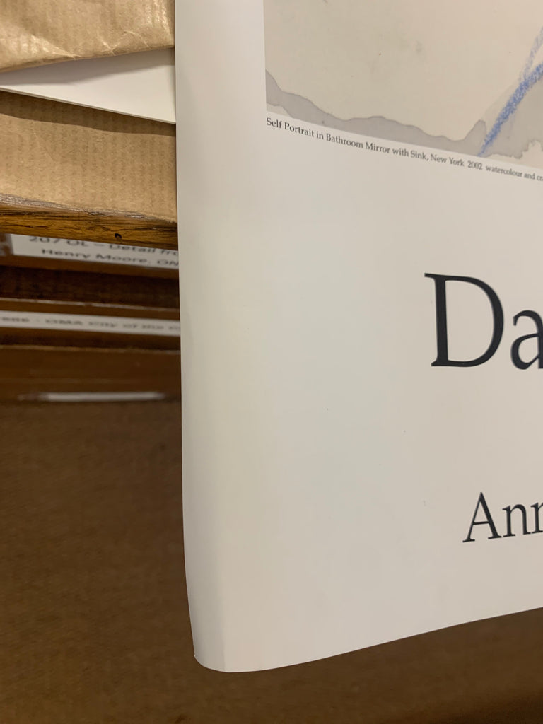 Self Portrait in Bathroom Mirror poster by David Hockney (Painting on Paper, Annely Juda Fine Art, London, 2003)