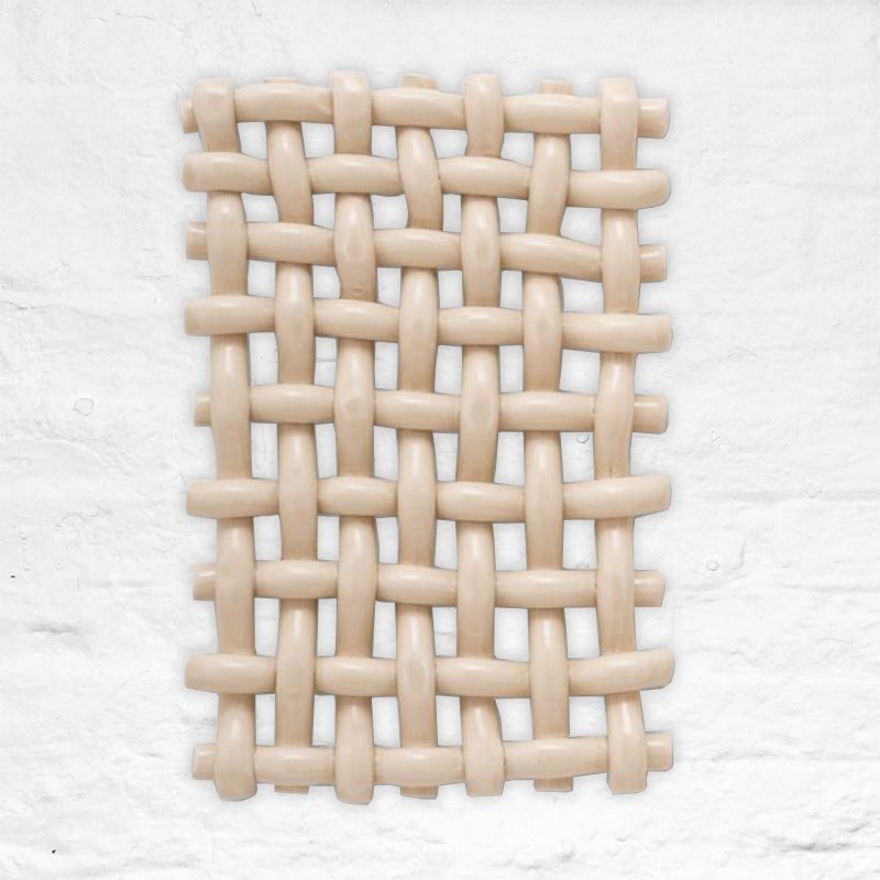 Interlace No.1 - Cream - Another Art Project, for The Poster Club