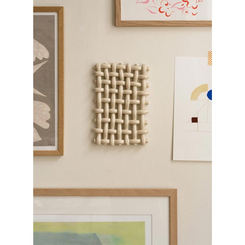 Interlace No.1 - Cream - Another Art Project, for The Poster Club