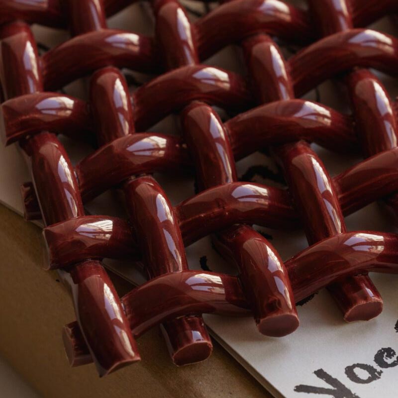 Interlace No.3 - Bordeaux - Another Art Project, for The Poster Club