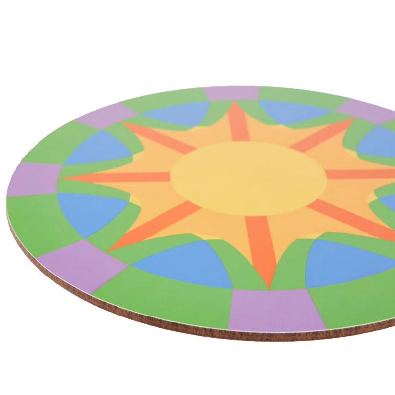 Irawo Round Placemats - set of 4 - des. Yinka Ilori