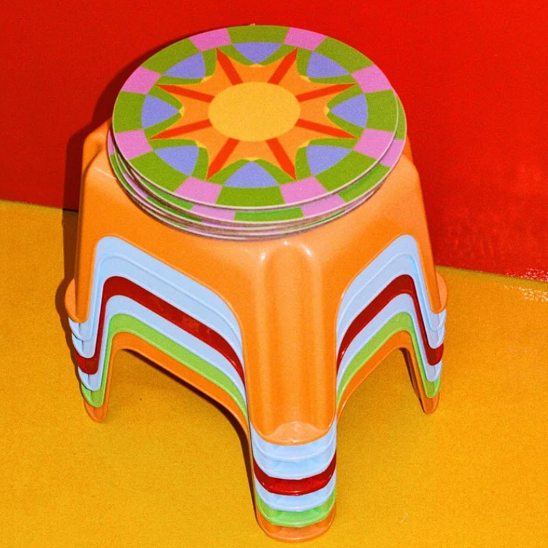 Irawo Round Placemats - set of 4 - des. Yinka Ilori