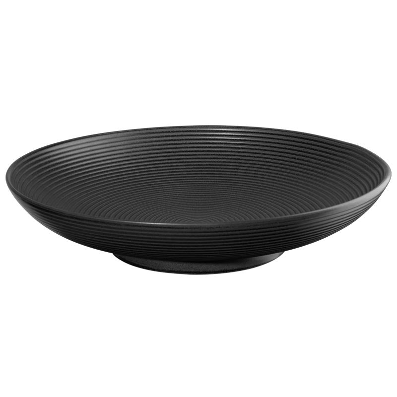 Japandi Serving Bowl - Black - D 35cm - by ASA