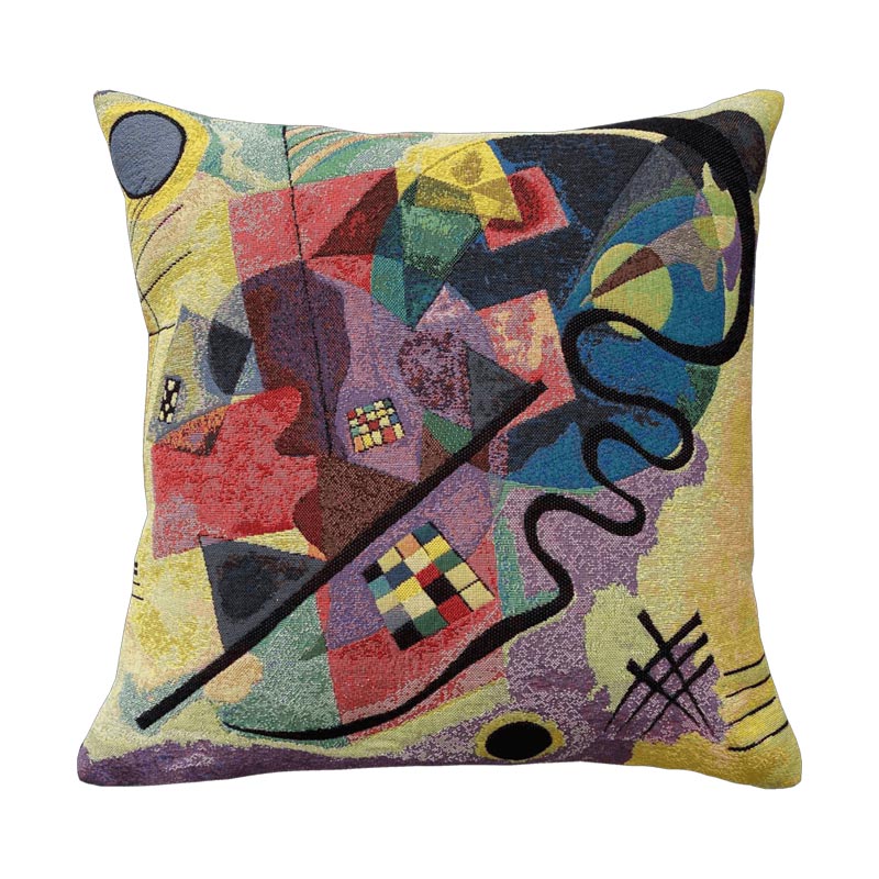 Wassily Kandinsky Yellow-Red-Blue cushion, woven by Jules Pansu