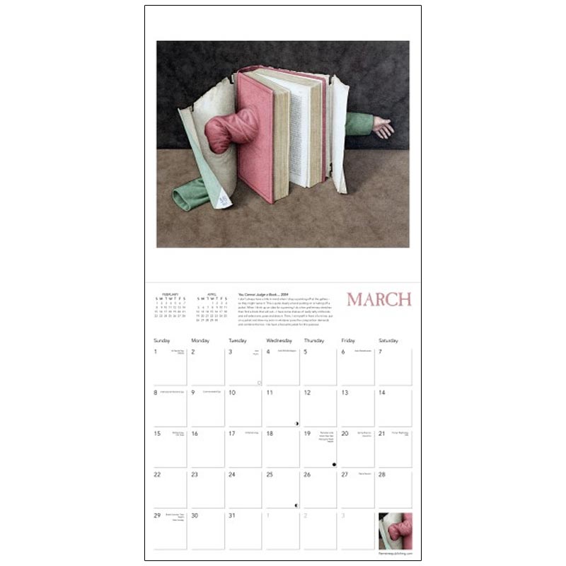 Jonathan Wolstenholme 2026 Wall Calendar