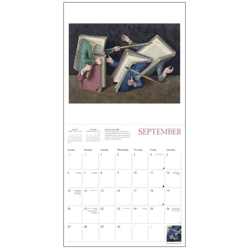 Jonathan Wolstenholme 2026 Wall Calendar