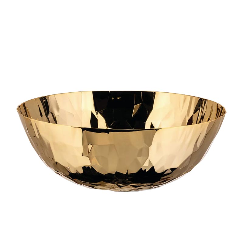 Joy n.11 Gold Round basket, des. Claudia Raimondo for Alessi