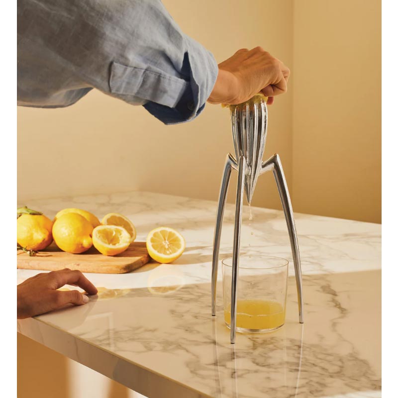 Juicy Salif citrus squeezer des. Phillipe Stark , 1990 (made by Alessi)