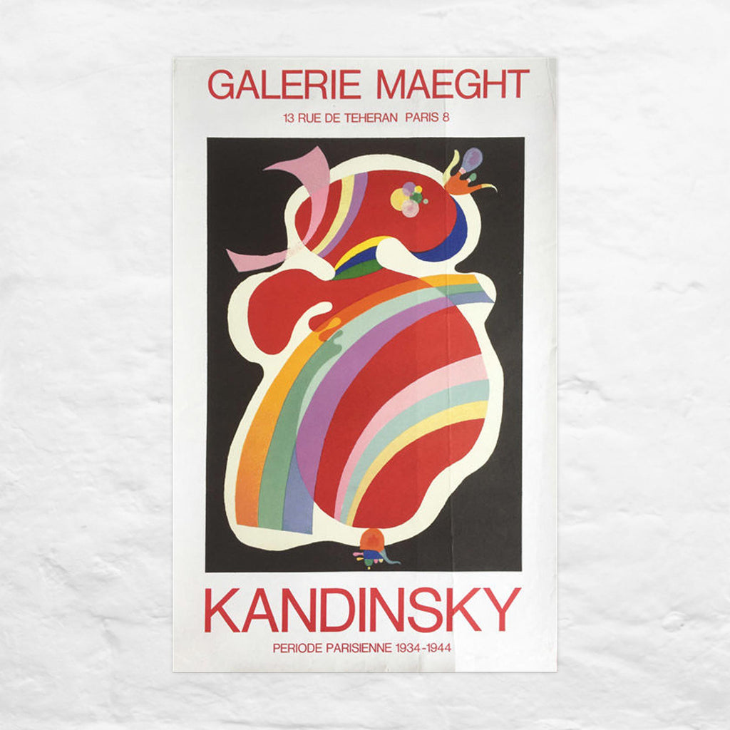 Red Shape (Forme Rouge) 1938 poster by Wassily Kandinsky