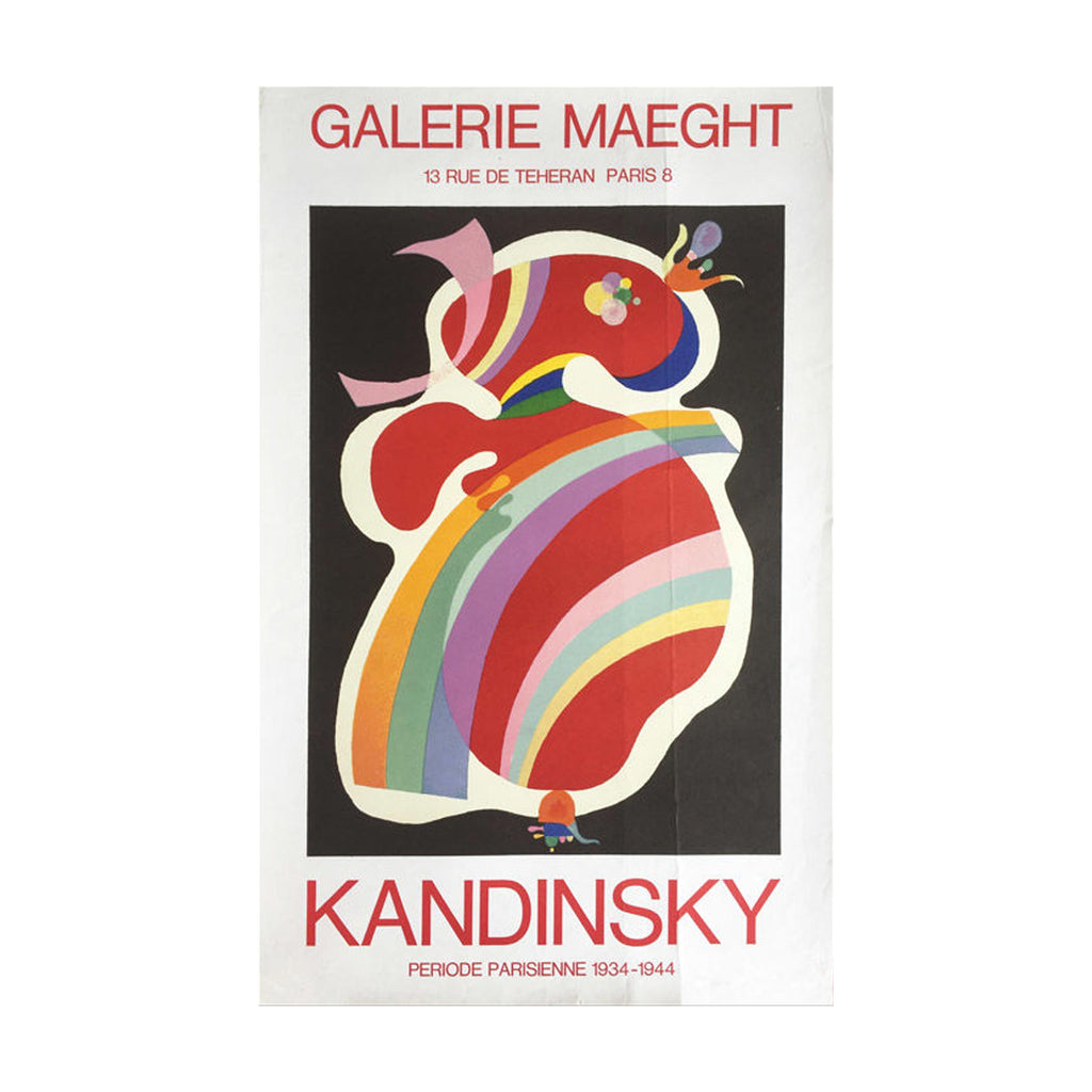 Red Shape (Forme Rouge) 1938 poster by Wassily Kandinsky