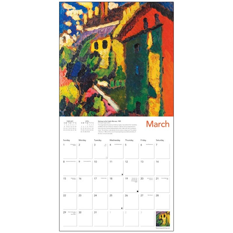 Wassily Kandinsky 2026 Wall Calendar