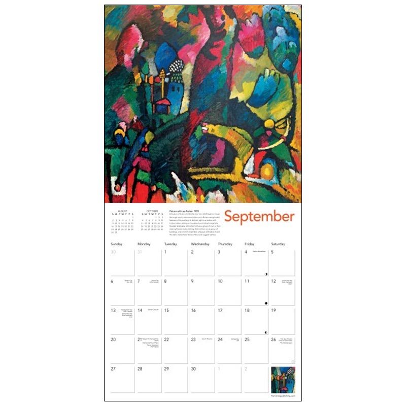 Wassily Kandinsky 2026 Wall Calendar