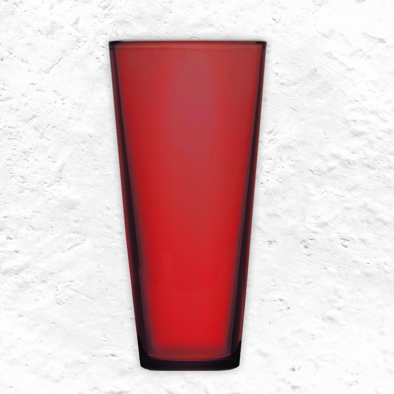 Kartio Vase - 290mm, red - des. Kaj Franck, 1956 - made by Iittala