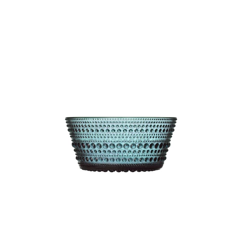 Kastehelmi Bowl - Sea Blue, 23cl - des. Oiva Toikka, made by Iittala