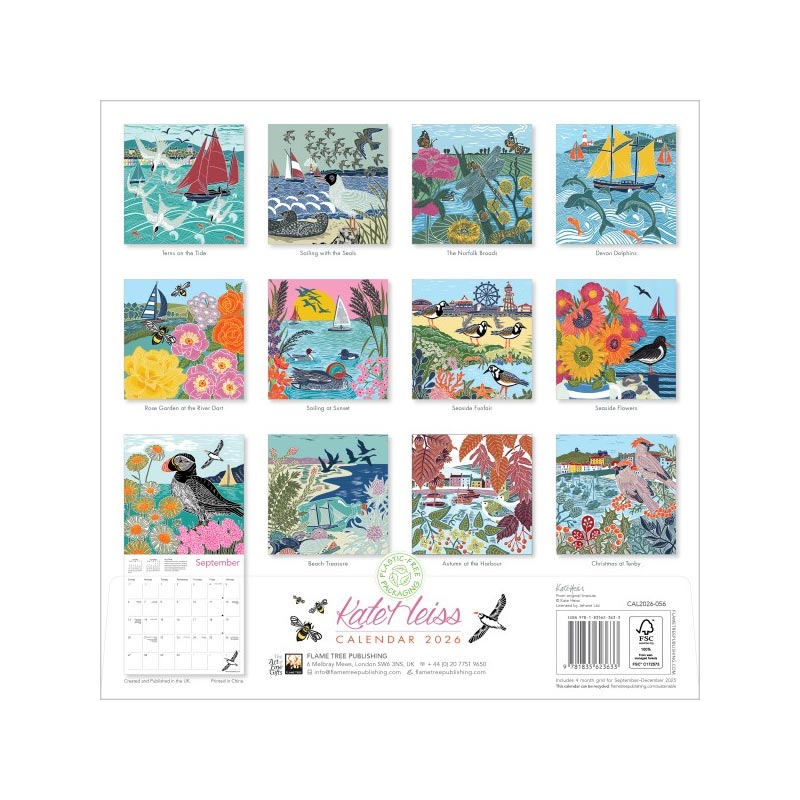 Kate Heiss 2026 Wall Calendar