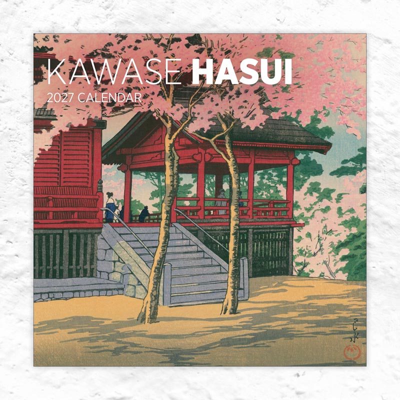 Kawase Hasui Wall Calendar 2027